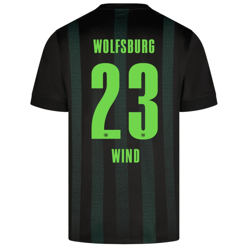 Niño Camiseta Jonas Wind #23 Verde Oscuro 2ª Equipación 2024/25 La Camisa