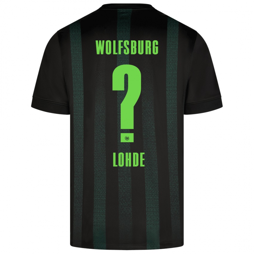 Niño Camiseta Sven Lohde #0 Verde Oscuro 2ª Equipación 2024/25 La Camisa