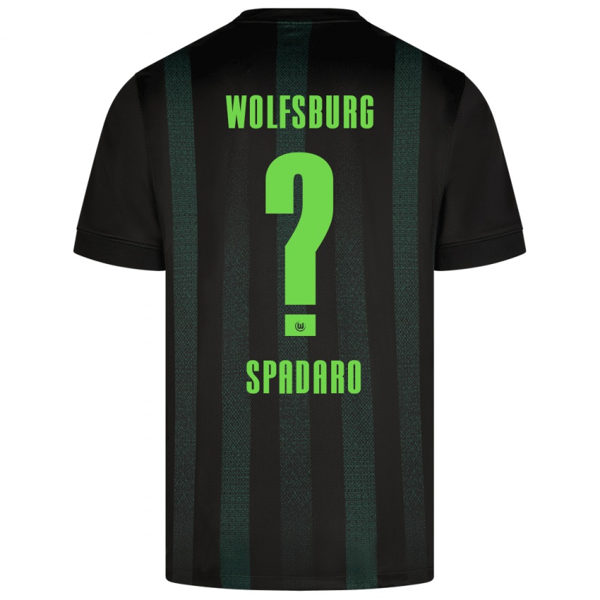 Niño Camiseta Michele Spadaro #0 Verde Oscuro 2ª Equipación 2024/25 La Camisa