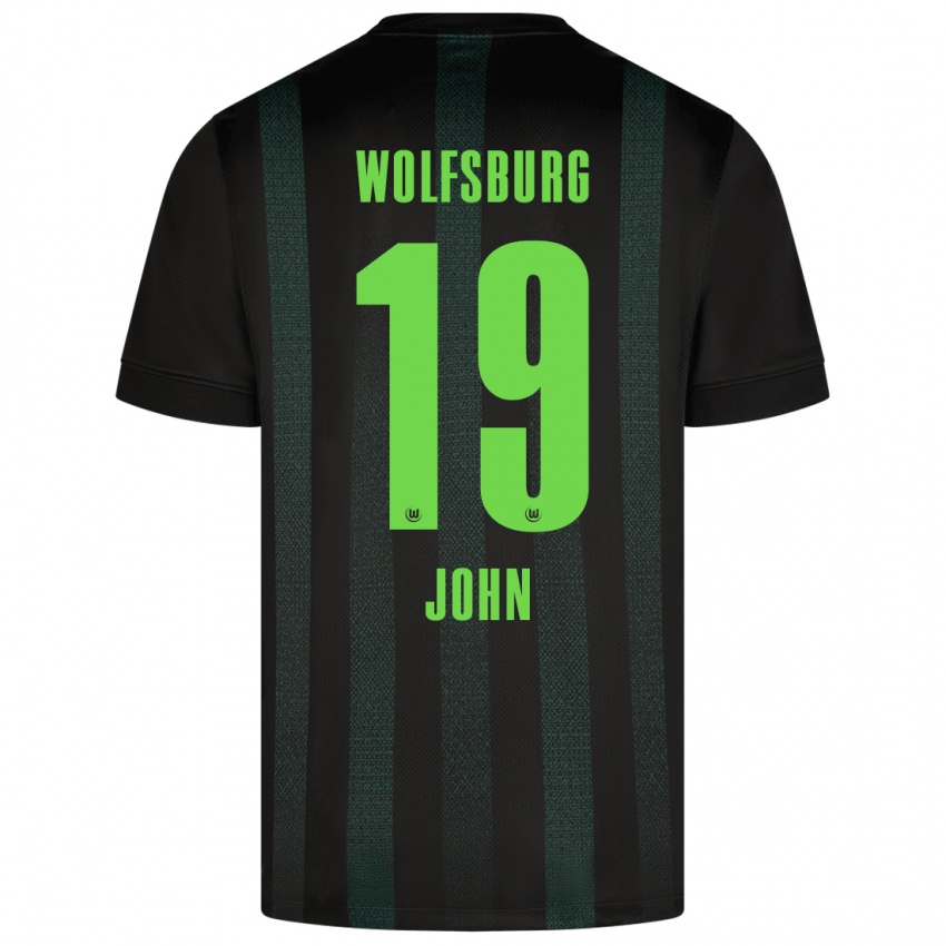 Niño Camiseta Michael John #19 Verde Oscuro 2ª Equipación 2024/25 La Camisa