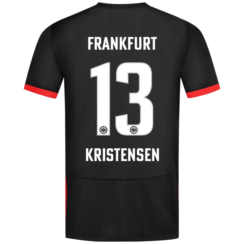 Niño Camiseta Rasmus Kristensen #13 Negro 2ª Equipación 2024/25 La Camisa