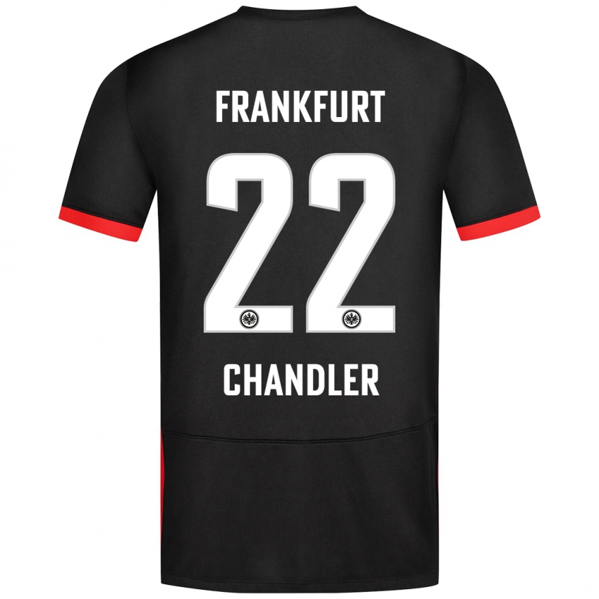 Niño Camiseta Timothy Chandler #22 Negro 2ª Equipación 2024/25 La Camisa