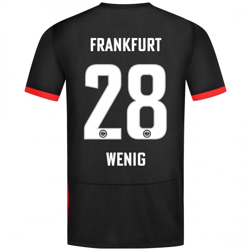 Niño Camiseta Marcel Wenig #28 Negro 2ª Equipación 2024/25 La Camisa