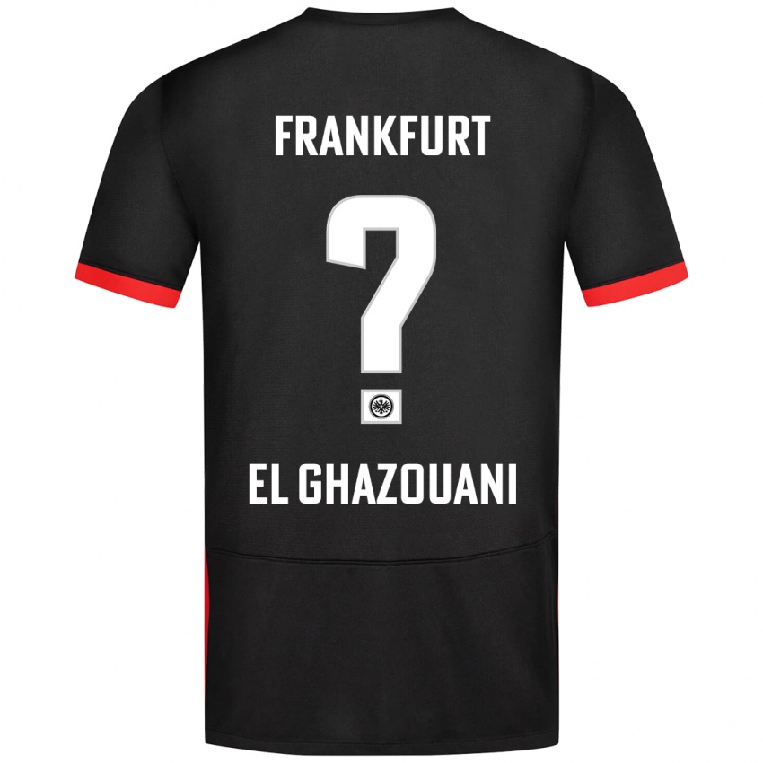 Niño Camiseta Mohamed El Ghazouani #0 Negro 2ª Equipación 2024/25 La Camisa