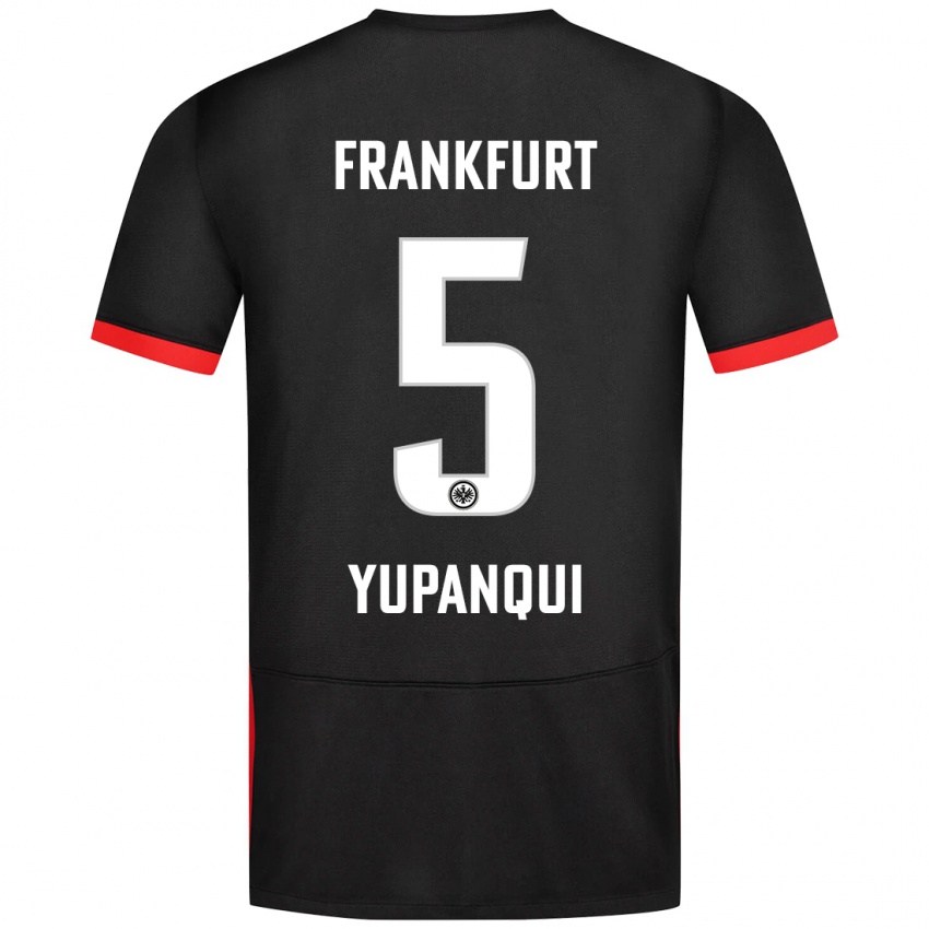 Niño Camiseta Philipp Eisele Yupanqui #5 Negro 2ª Equipación 2024/25 La Camisa