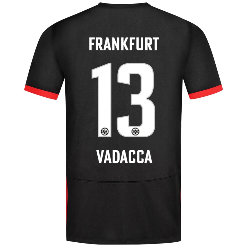 Niño Camiseta Gianni Vadacca #13 Negro 2ª Equipación 2024/25 La Camisa