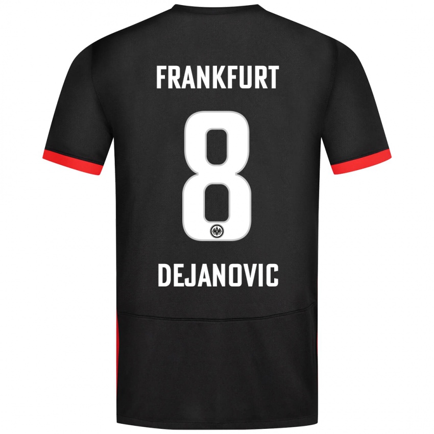 Niño Camiseta Daniel Dejanovic #8 Negro 2ª Equipación 2024/25 La Camisa