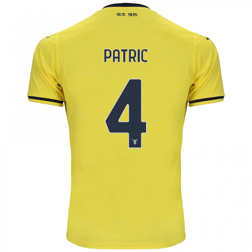 Niño Camiseta Patric #4 Amarillo 2ª Equipación 2024/25 La Camisa