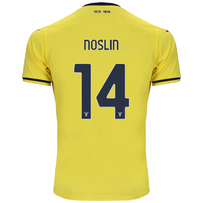 Niño Camiseta Tijjani Noslin #14 Amarillo 2ª Equipación 2024/25 La Camisa