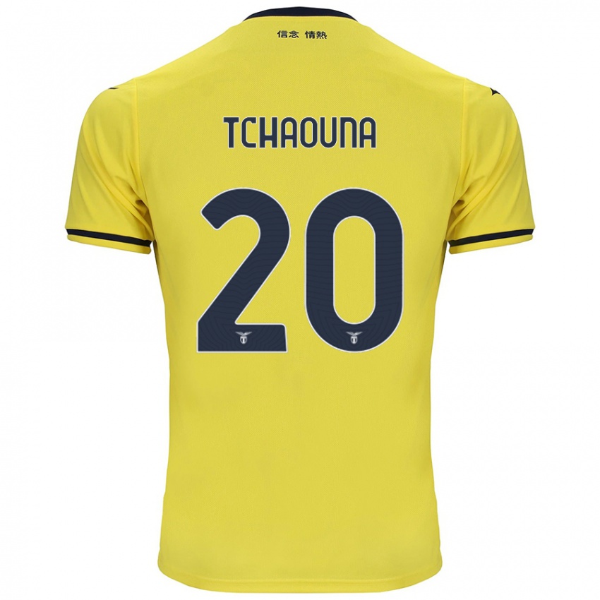 Niño Camiseta Loum Tchaouna #20 Amarillo 2ª Equipación 2024/25 La Camisa