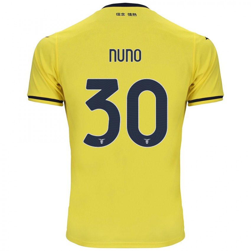 Niño Camiseta Nuno Tavares #30 Amarillo 2ª Equipación 2024/25 La Camisa