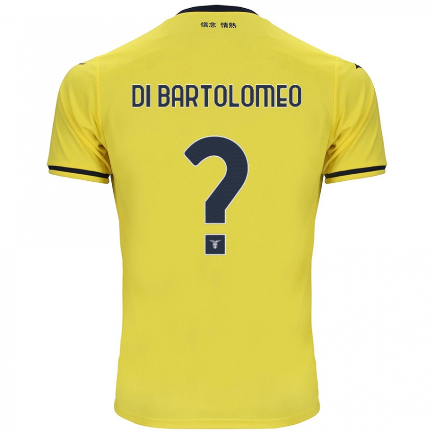 Niño Camiseta Damiano Di Bartolomeo #0 Amarillo 2ª Equipación 2024/25 La Camisa