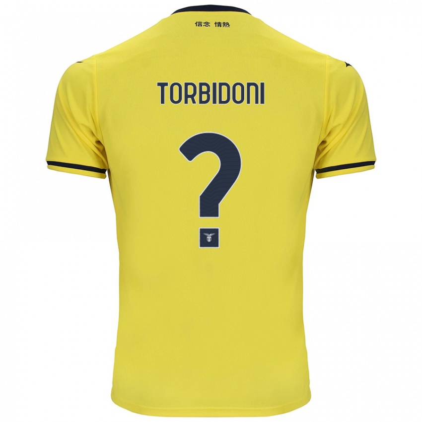 Niño Camiseta Marco Torbidoni #0 Amarillo 2ª Equipación 2024/25 La Camisa