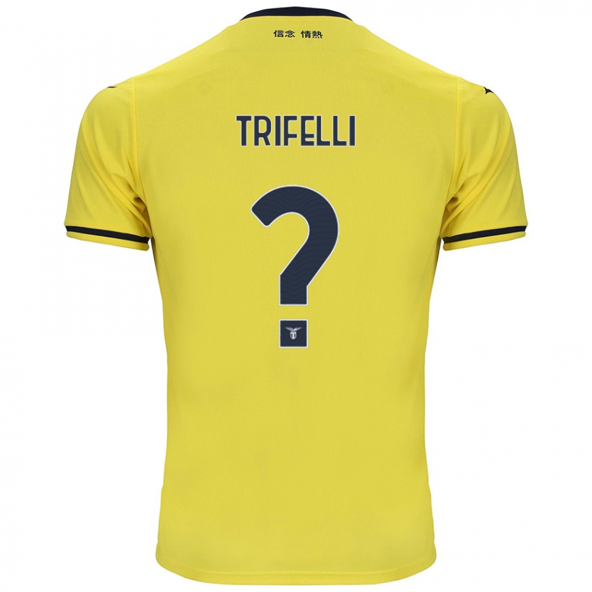 Niño Camiseta Cristiano Trifelli #0 Amarillo 2ª Equipación 2024/25 La Camisa