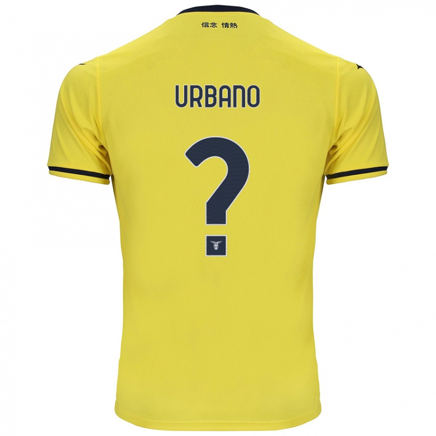 Niño Camiseta Nicolò Urbano #0 Amarillo 2ª Equipación 2024/25 La Camisa