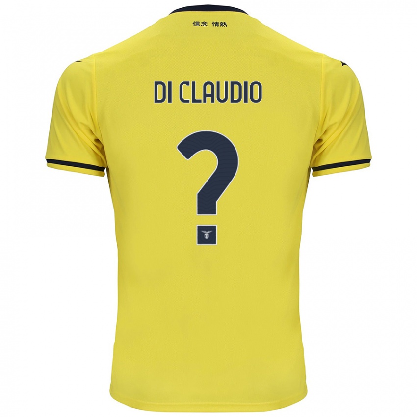 Niño Camiseta Federico Di Claudio #0 Amarillo 2ª Equipación 2024/25 La Camisa