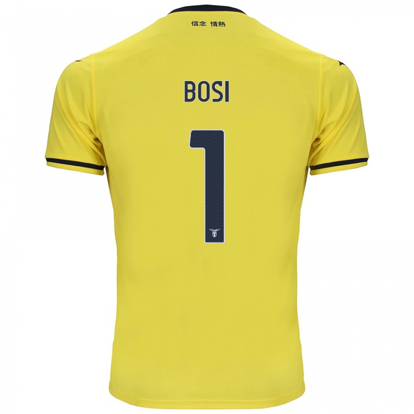 Niño Camiseta Gioele Bosi #1 Amarillo 2ª Equipación 2024/25 La Camisa