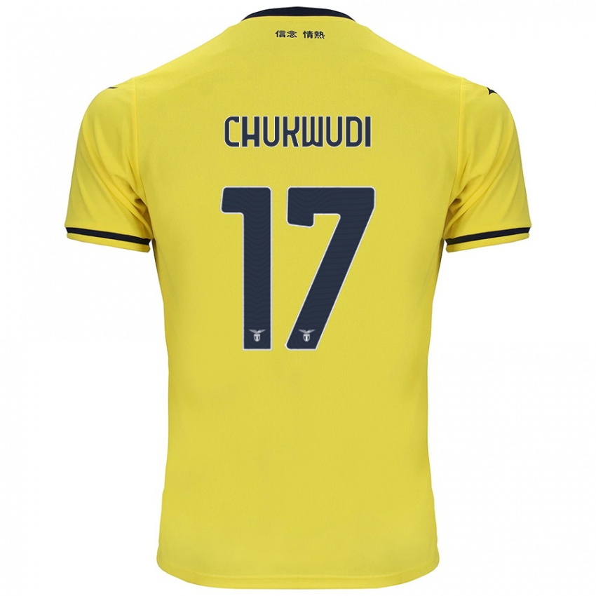 Niño Camiseta Ogonna Franca Chukwudi #17 Amarillo 2ª Equipación 2024/25 La Camisa