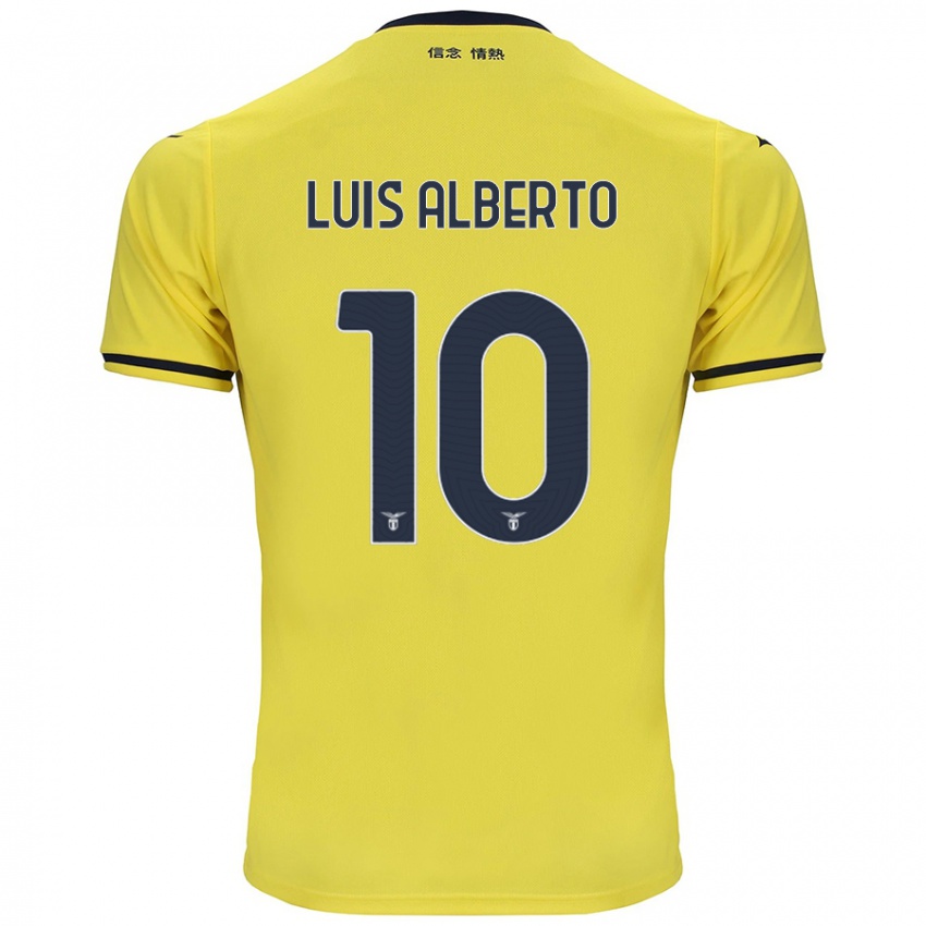 Niño Camiseta Luis Alberto #10 Amarillo 2ª Equipación 2024/25 La Camisa