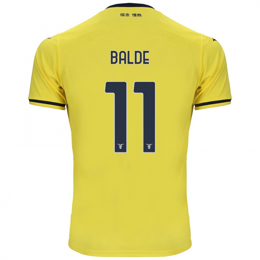 Niño Camiseta Mahamadou Balde #11 Amarillo 2ª Equipación 2024/25 La Camisa