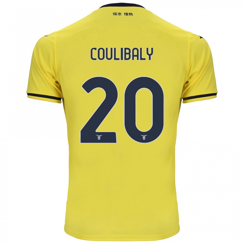 Niño Camiseta Larsson Coulibaly #20 Amarillo 2ª Equipación 2024/25 La Camisa