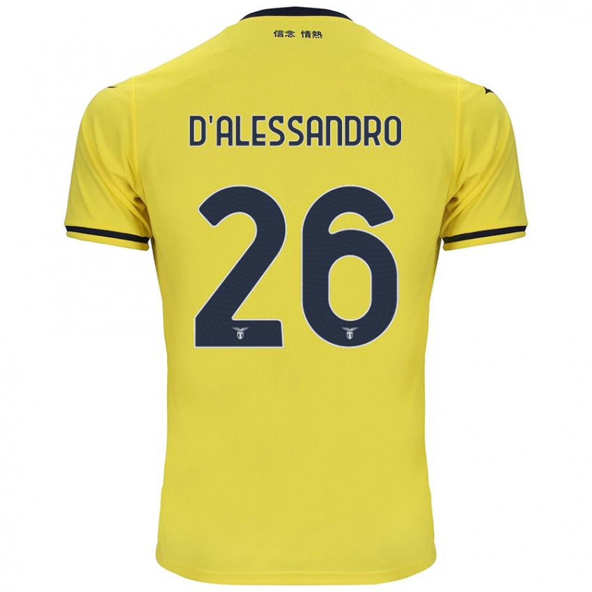 Niño Camiseta Mattya D'alessandro #26 Amarillo 2ª Equipación 2024/25 La Camisa