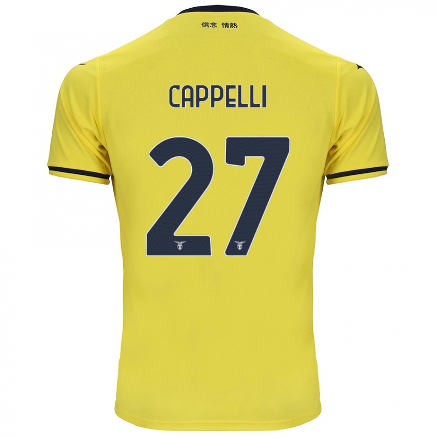 Niño Camiseta Tommaso Cappelli #27 Amarillo 2ª Equipación 2024/25 La Camisa