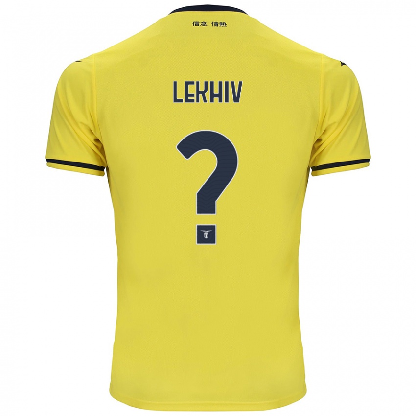 Niño Camiseta Maksym Lekhiv #0 Amarillo 2ª Equipación 2024/25 La Camisa