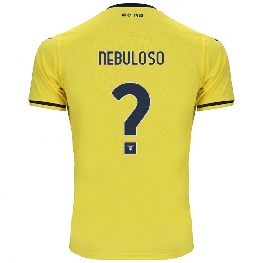 Niño Camiseta Giulio Nebuloso #0 Amarillo 2ª Equipación 2024/25 La Camisa