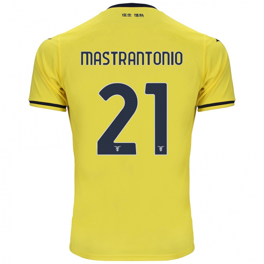 Niño Camiseta Ella Mastrantonio #21 Amarillo 2ª Equipación 2024/25 La Camisa