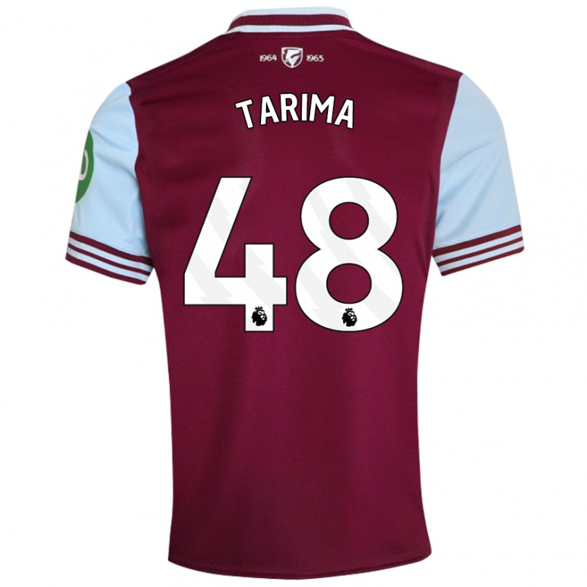 Hombre Camiseta Sean Tarima #48 Rojo Oscuro 1ª Equipación 2024/25 La Camisa