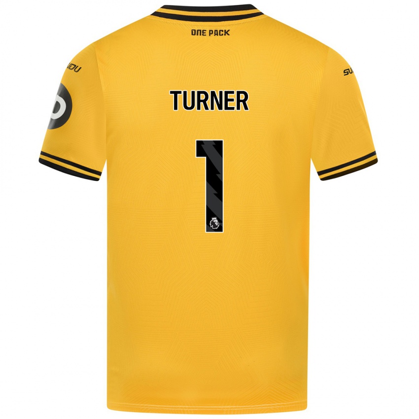 Hombre Camiseta Shannon Turner #1 Amarillo 1ª Equipación 2024/25 La Camisa