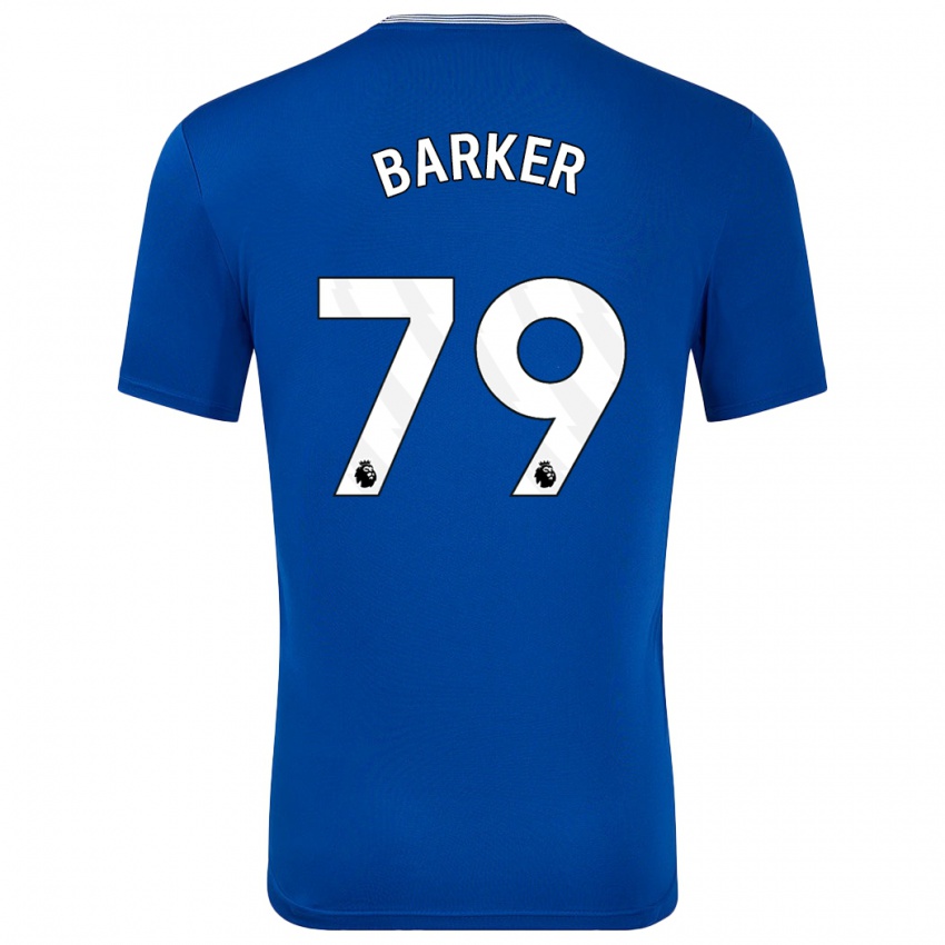 Hombre Camiseta Owen Barker #79 Azul Con 1ª Equipación 2024/25 La Camisa