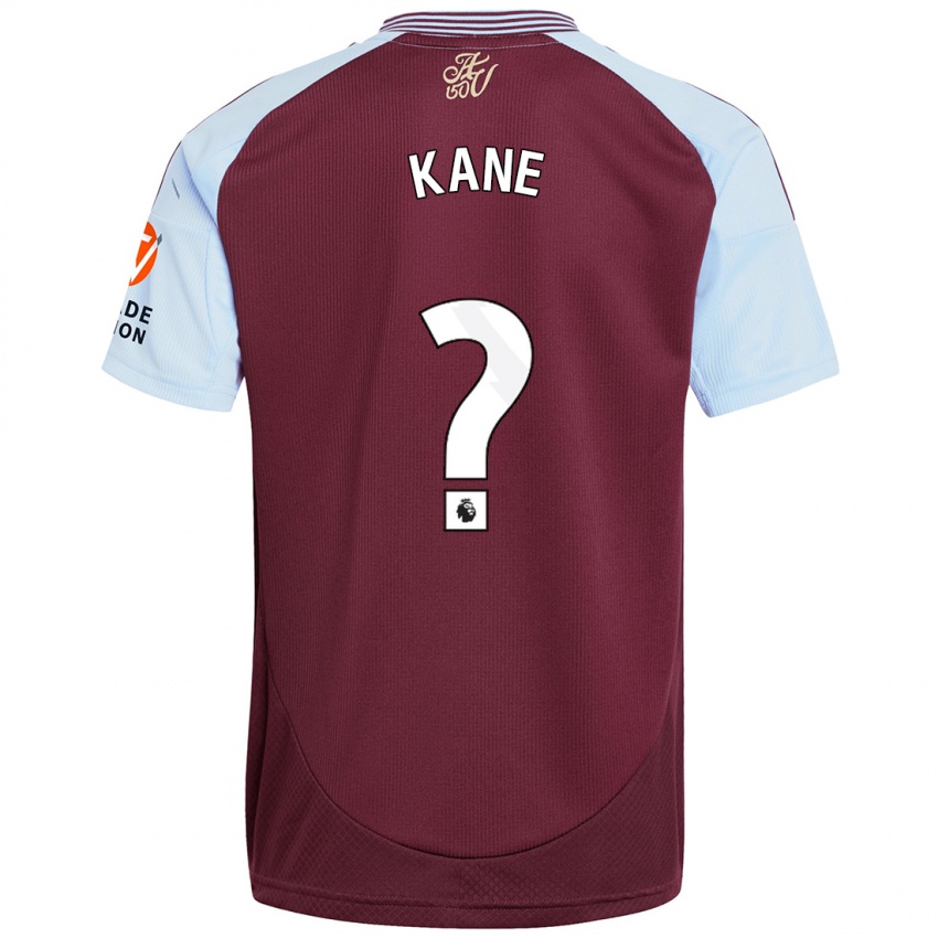 Hombre Camiseta Kane Taylor #0 Borgoña Azul Cielo 1ª Equipación 2024/25 La Camisa