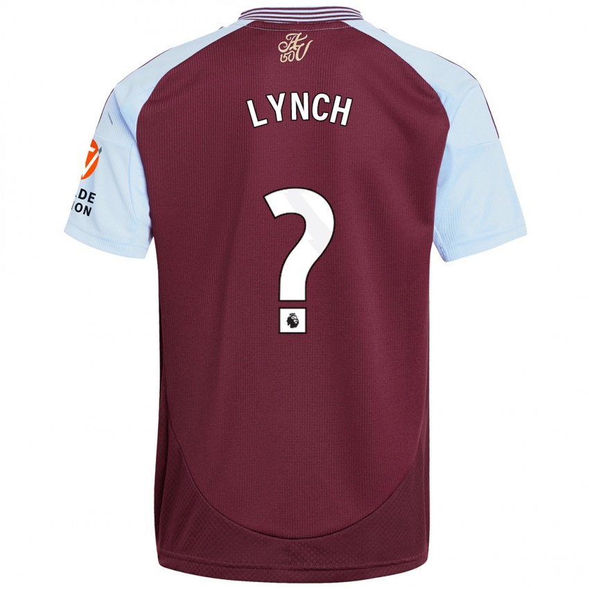 Hombre Camiseta Luka Lynch #0 Borgoña Azul Cielo 1ª Equipación 2024/25 La Camisa