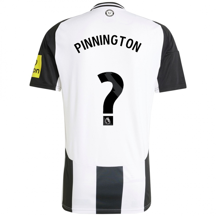 Hombre Camiseta Sam Pinnington #0 Blanco Negro 1ª Equipación 2024/25 La Camisa