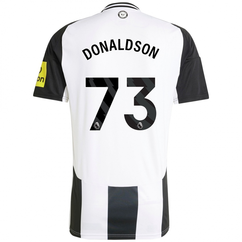 Hombre Camiseta Josh Donaldson #73 Blanco Negro 1ª Equipación 2024/25 La Camisa