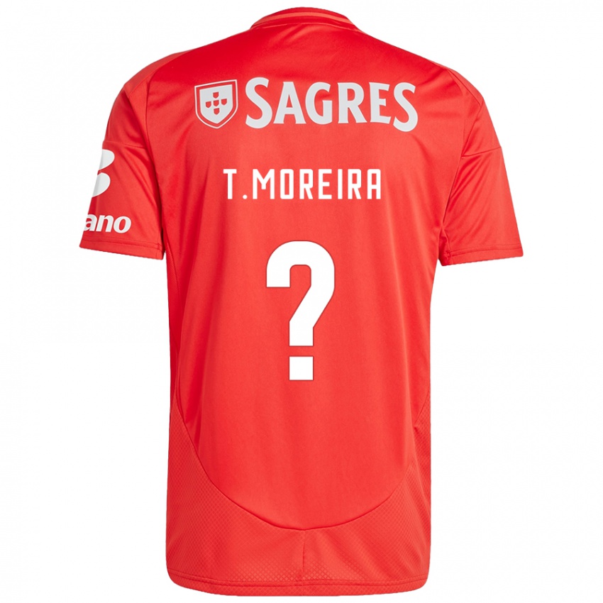 Hombre Camiseta Tomás Moreira #0 Rojo Blanco 1ª Equipación 2024/25 La Camisa