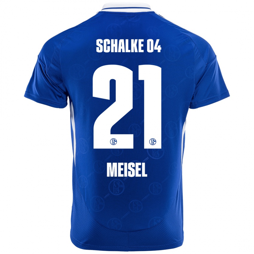 Hombre Camiseta Kelsey Meisel #21 Azul Real 1ª Equipación 2024/25 La Camisa