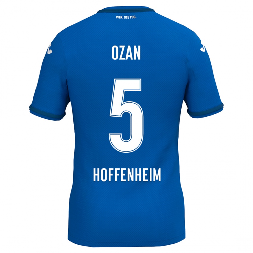 Hombre Camiseta Ozan Kabak #5 Azul Real 1ª Equipación 2024/25 La Camisa