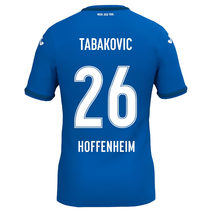 Hombre Camiseta Haris Tabakovic #26 Azul Real 1ª Equipación 2024/25 La Camisa