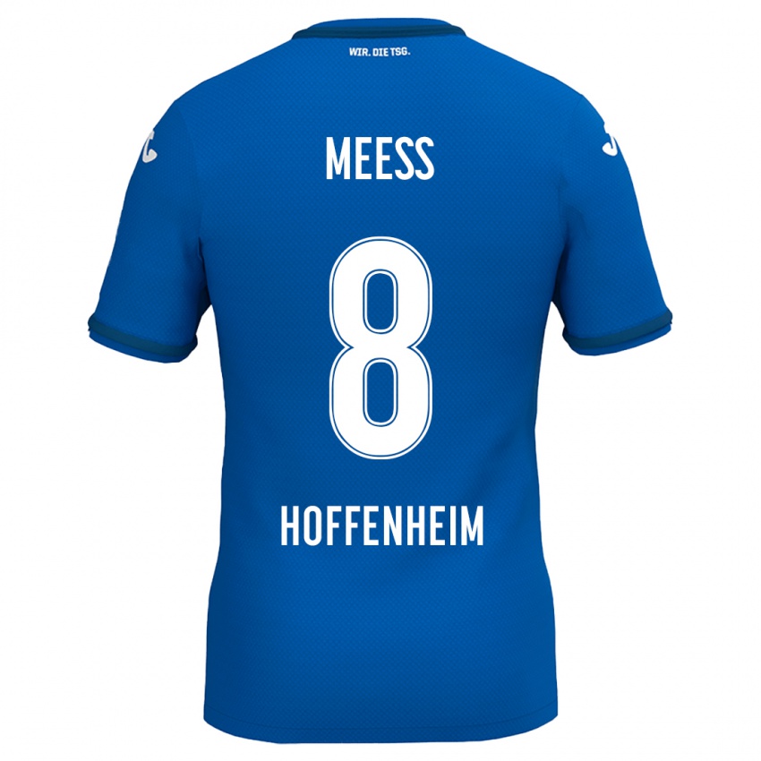 Hombre Camiseta Jakob Meeß #8 Azul Real 1ª Equipación 2024/25 La Camisa