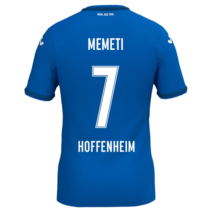 Hombre Camiseta Erëleta Memeti #7 Azul Real 1ª Equipación 2024/25 La Camisa