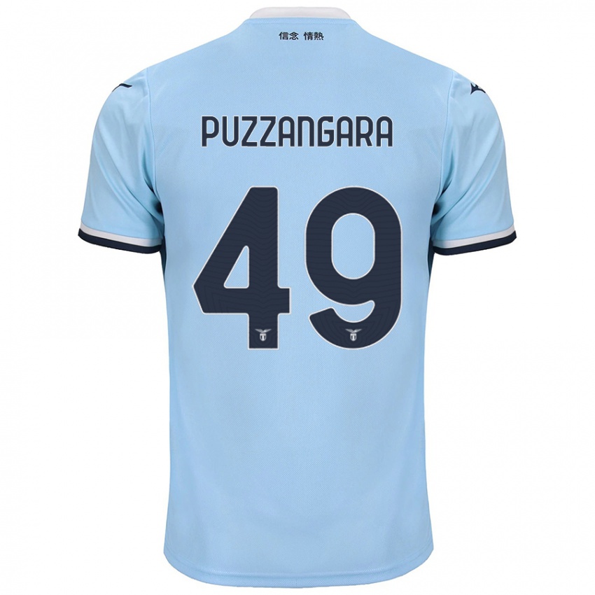 Hombre Camiseta Angelo Antonio Puzzangara #49 Azul 1ª Equipación 2024/25 La Camisa