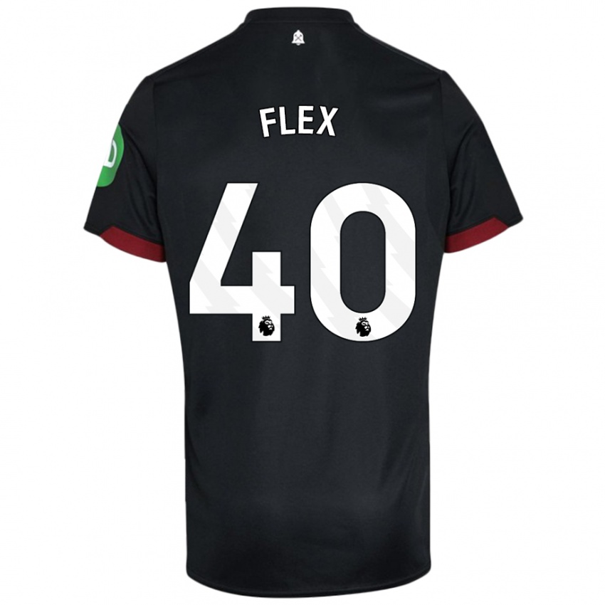 Hombre Camiseta Armstrong Oko Flex #40 Negro Blanco 2ª Equipación 2024/25 La Camisa