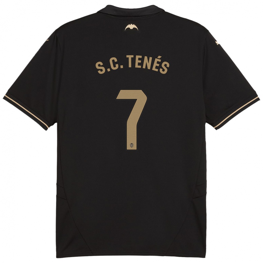 Hombre Camiseta Sergi Canós #7 Negro 2ª Equipación 2024/25 La Camisa