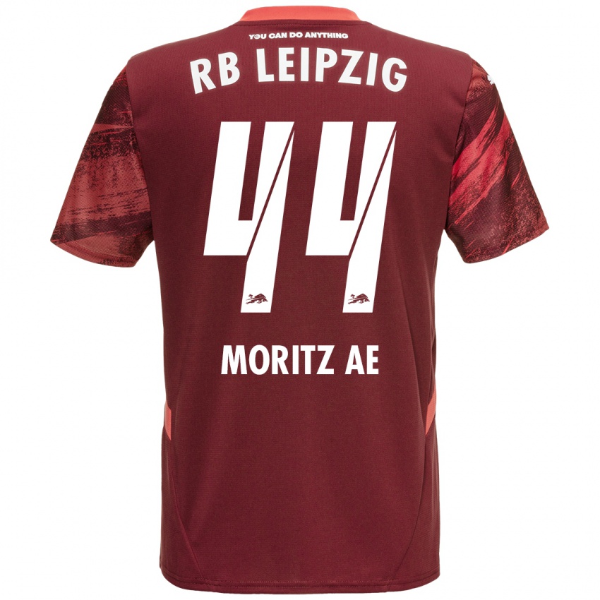 Hombre Camiseta Moritz Aé #44 Borgoña 2ª Equipación 2024/25 La Camisa