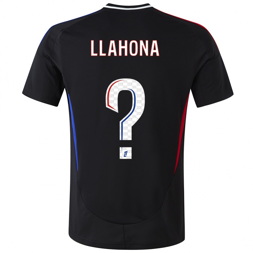 Hombre Camiseta Yann Llahona #0 Negro 2ª Equipación 2024/25 La Camisa