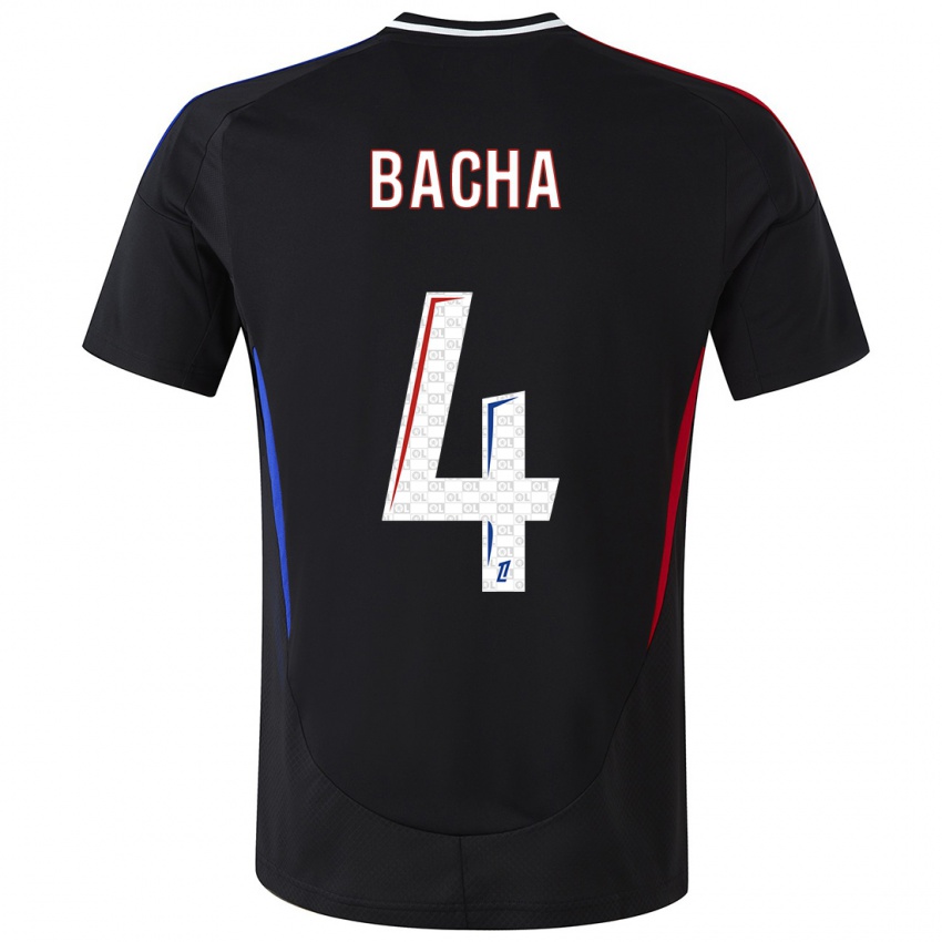 Hombre Camiseta Selma Bacha #4 Negro 2ª Equipación 2024/25 La Camisa