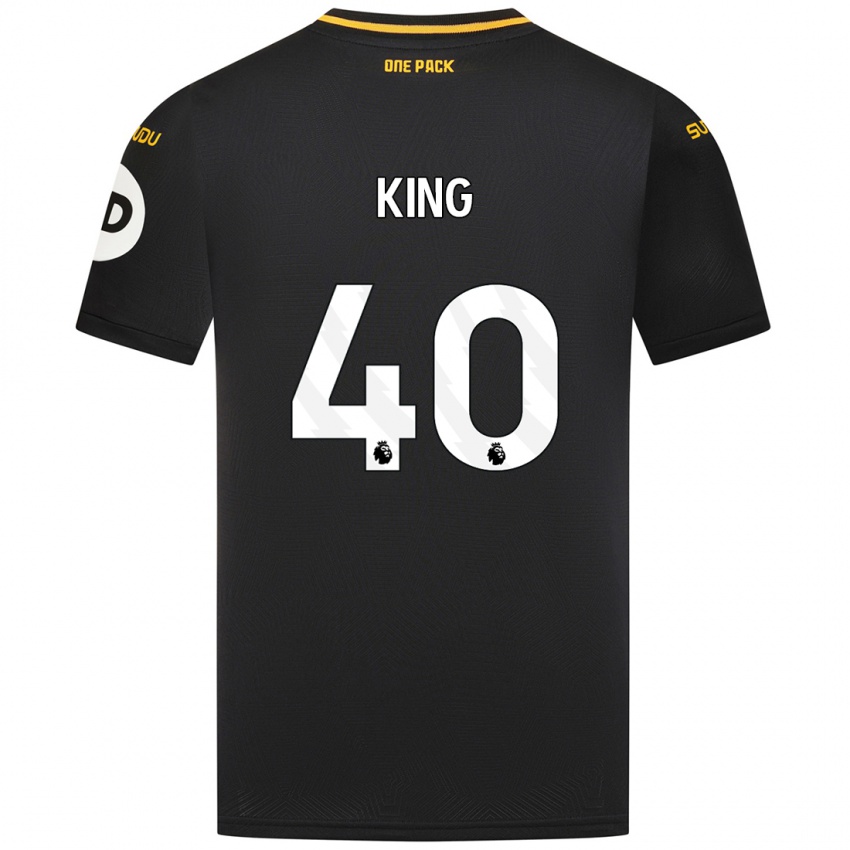 Hombre Camiseta Tom King #40 Negro 2ª Equipación 2024/25 La Camisa